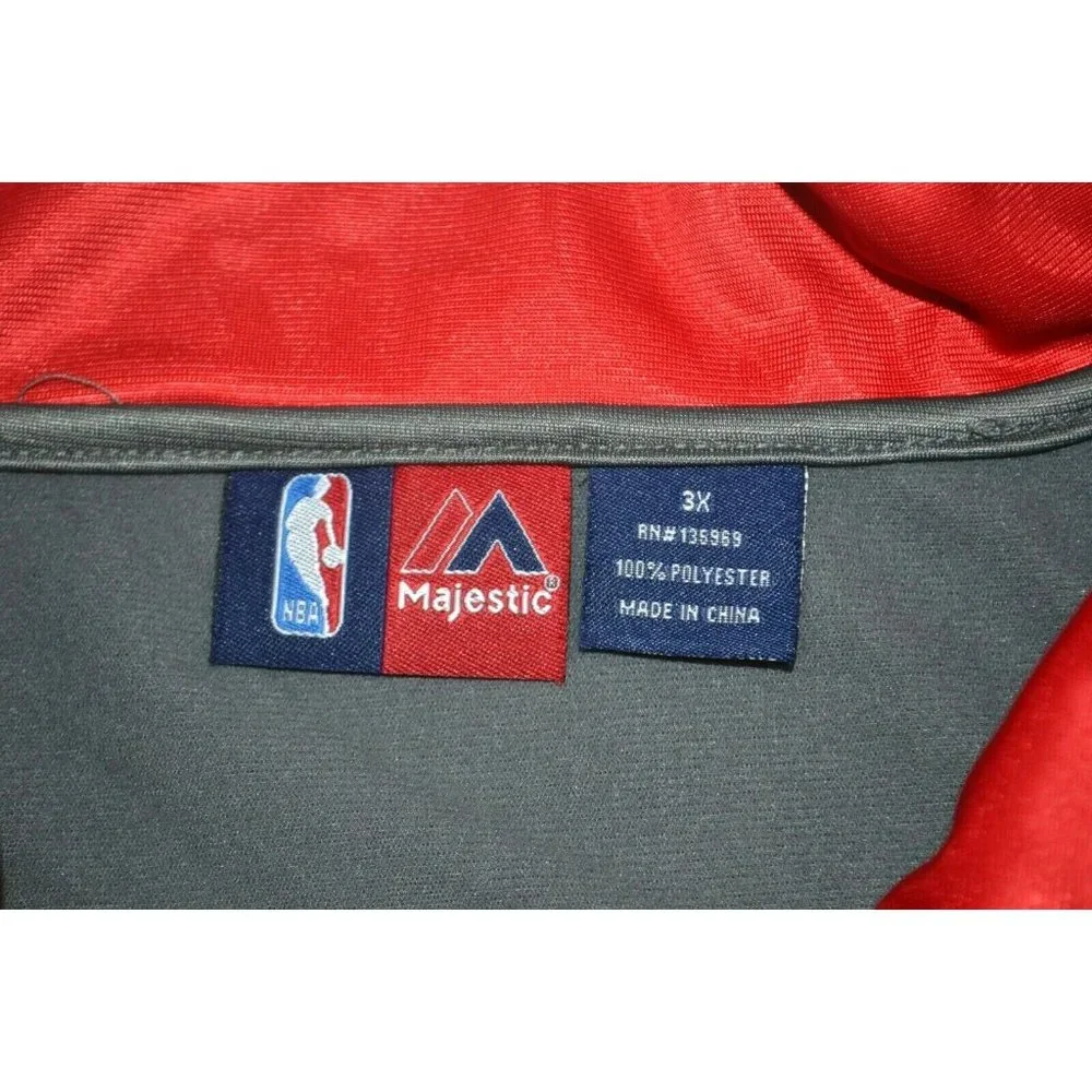 PORTLAND TRAIL BLAZERS Men's Majestic Soft Shell Track Jacket‎ SIZE 3XL NWT - Picture 7 of 7
